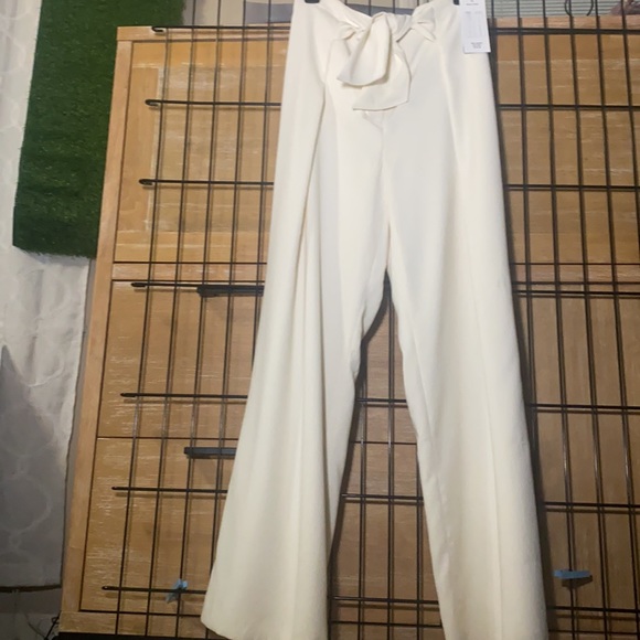 ANTONIO MELANI Molly Wide-Leg Tie-Waist Pants - Picture 3 of 7
